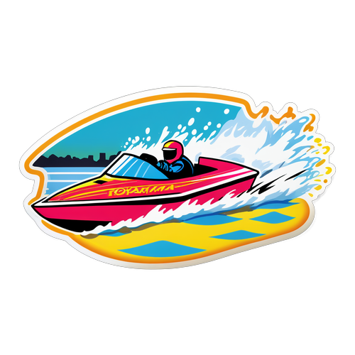 徳山ボートレースのレースシーン