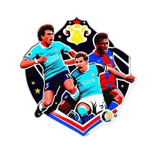 經典歐冠戰役貼紙