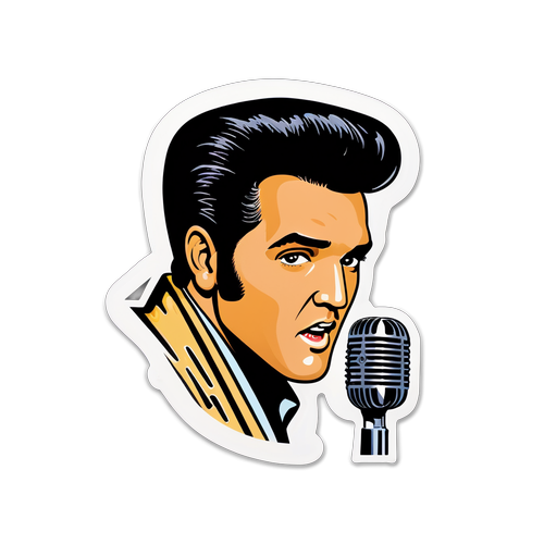 Kunstnerisk fremstilling av Elvis Presley