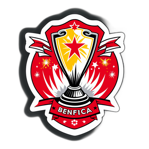 Sticker ya Kusherehekea Ushindi wa Benfica