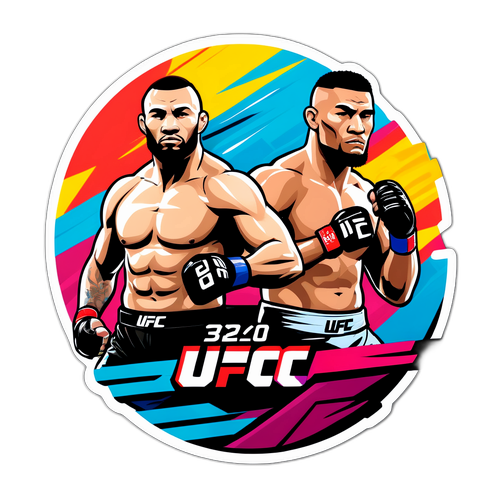 Autocollant dynamique pour UFC 320