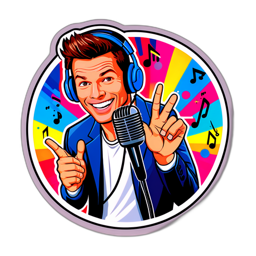 Fun Radio Host Sticker