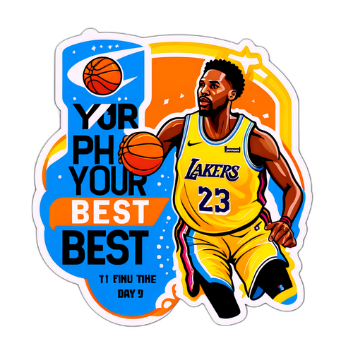 Sticker NBA - Chơi hết mình