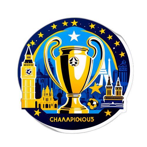 Stiker Liga Champions UEFA 2025