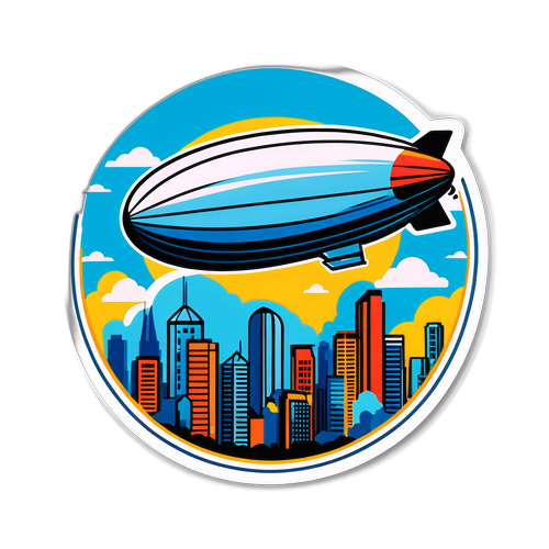 Zeppelin overbygende by