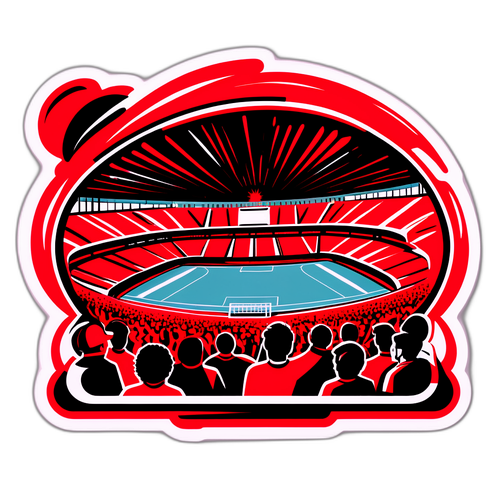 Đám đông cuồng nhiệt trên sân vận động Benfica