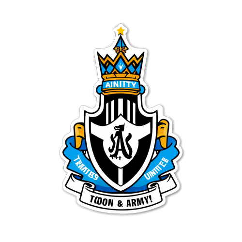 Biểu tượng Newcastle United với chữ 'Toon Army!'