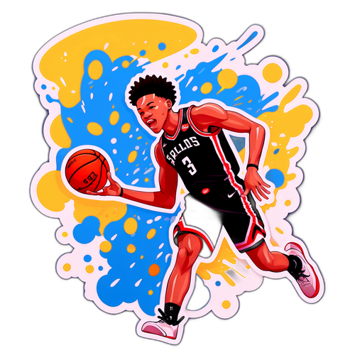 Anfernee Simons Three-Point Shot Sticker