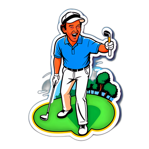 Happy Gilmore Golf Klistermärken