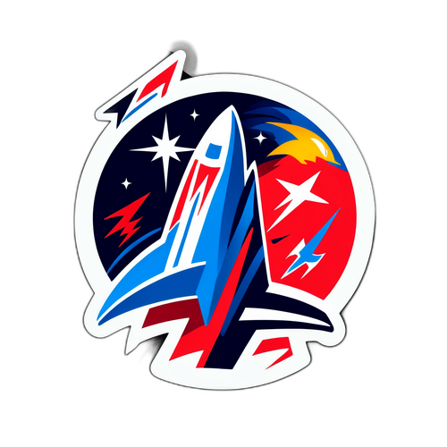 Fırtına ve Roket Logoları Stickerı