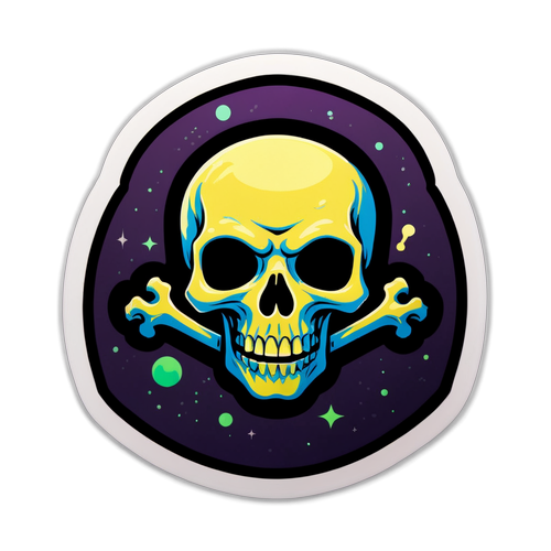 Spookachtige Cyanide Sticker