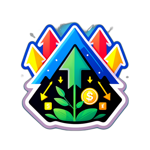 מדבקת צמיחה כלכלית