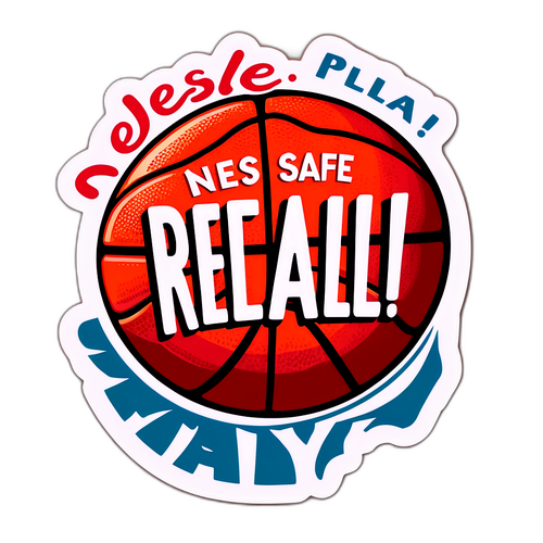 Basketbol na May Distressed na Ipinapaalala Tungkol sa Food Safety