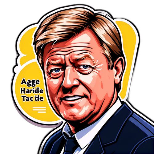 Åge Hareide Karikatur