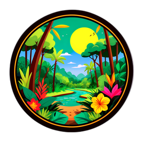 Representasi Warna-warni Hutan Cuiaba