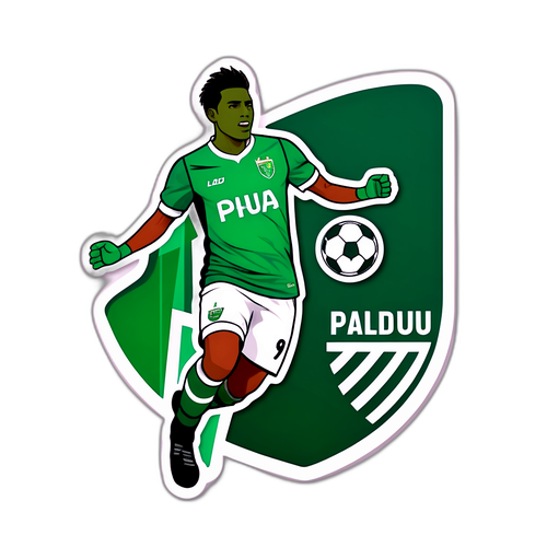 Sticker cầu thủ Palmeiras ghi bàn