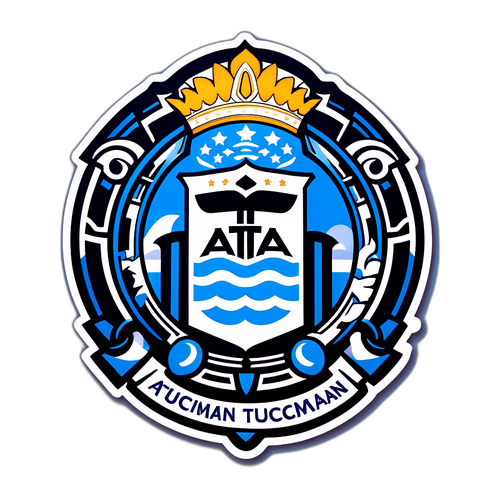 Design Elegante com o Logo do Atlético Tucumán