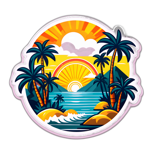 California Vibes Sticker