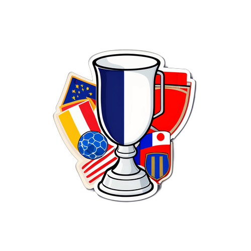 Наклейка с французским кубком