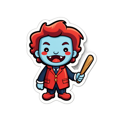 Смішний персонаж, що представляє 'Деррі'