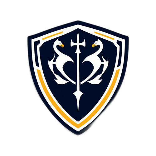 Diseño de un escudo moderno fusionando los logotipos de Bragantino y Novorizontino