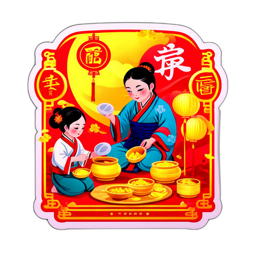 迎财富，送贫穷的传统文化