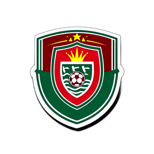 Fluminense Yüzde Yüz Tasarımlı Sticker