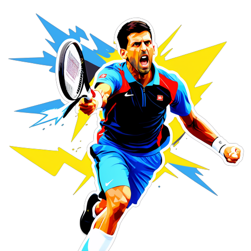 Makapangyarihang Aksyon ni Novak Djokovic