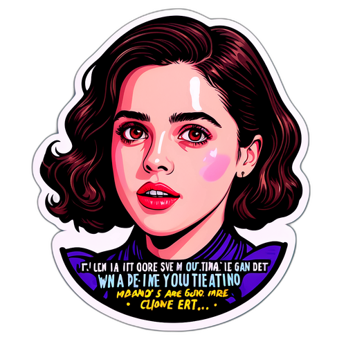 Illustration inspirée de Margaret Qualley