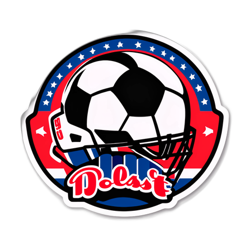 Sticker promujący Polsat Sport