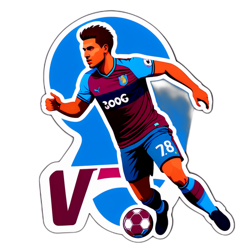 Sticker ya Wapenzi wa Aston Villa