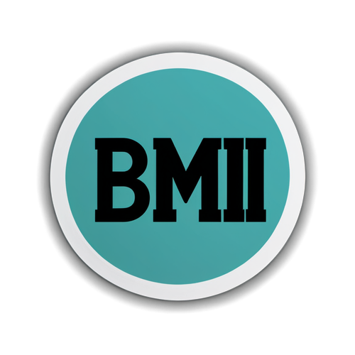 Minimalistisk BMI Sticker