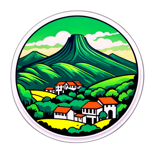 Desenho do Morro do Juramento