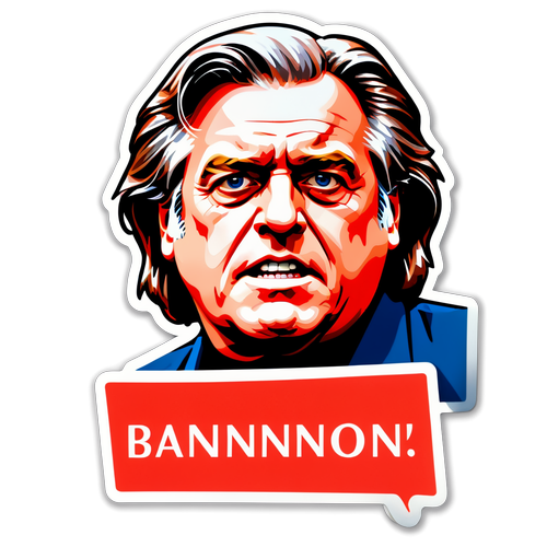 Sticker provocator cu un mesaj de la Steve Bannon pentru generațiile tinere de lideri