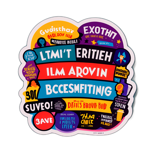 Καλλιτεχνική αναπαράσταση διάσημων αποσπασμάτων από ταινίες που επηρεάζουν τις ζωές των ανθρώπων