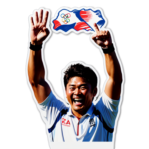 松山英樹のオリンピック優勝瞬間！感動と興奮のスタンプ登場！