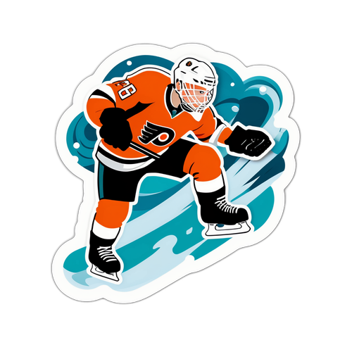 Hurricane vs Flyers Theme Sticker