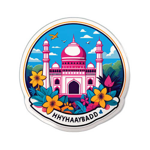 हैदराबाद का खुशमिजाज स्टिकर