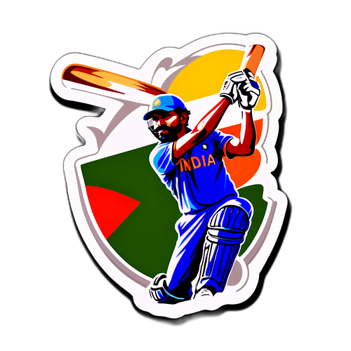 Stiker Legenda Kriket Vijay
