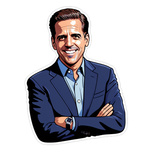 Pelekat Seronok Hunter Biden