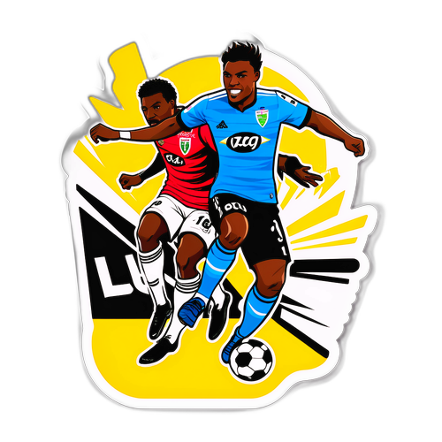 Stiker Aksi Pertandingan Botafogo vs LDU Quito