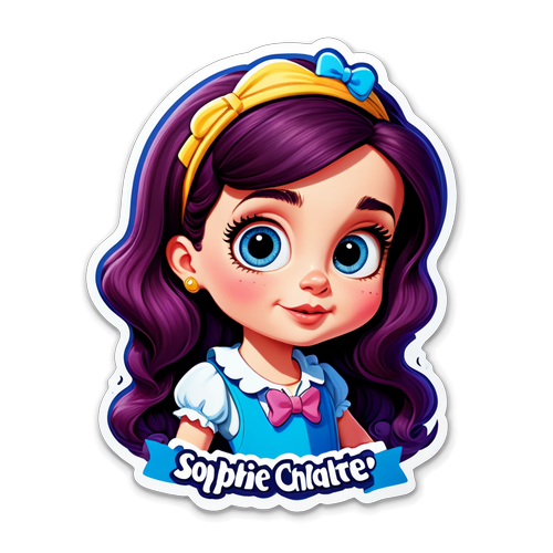 Adesivo Divertido da Sophie Charlotte