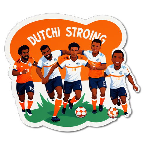 Samen Sterk! Ontdek de Betoverende Kunst van het Nederlands Elftal in Oranje