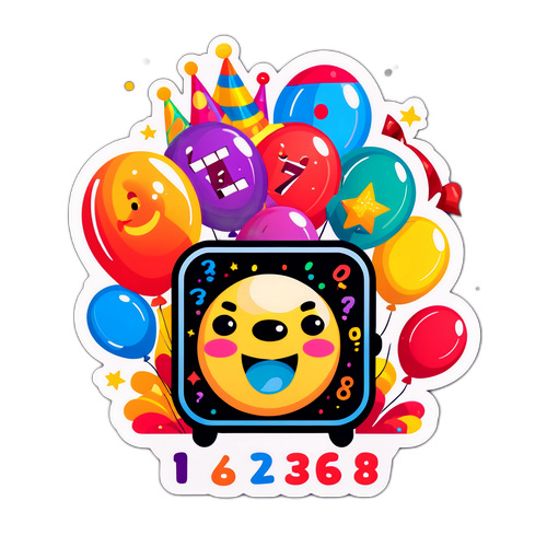 Adesivo Divertente per il Countdown