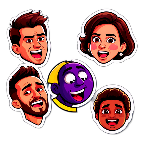 Různé emoce fanoušků na zápasu