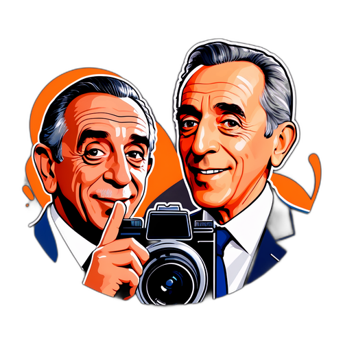 Thierry Ardisson met beroemde gast