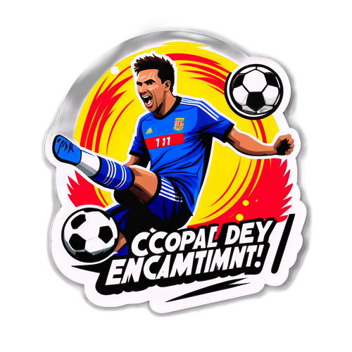 सॉकर गोल उत्सव स्टिकर