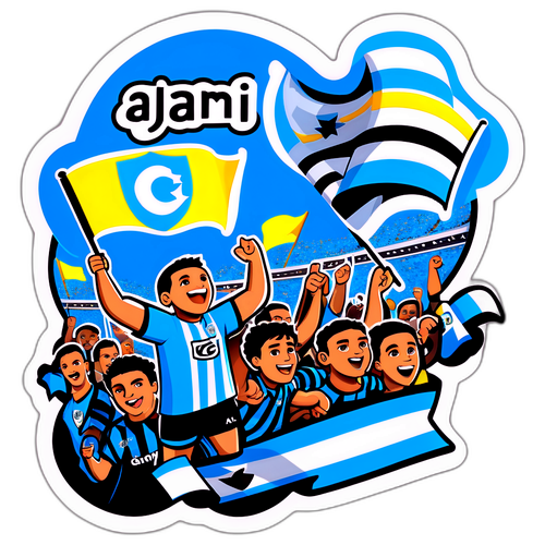 Vibrant Stadium Celebration Sticker