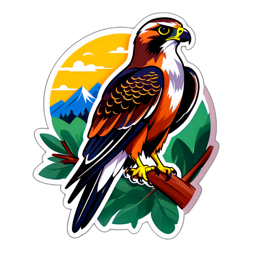 Majestic Falcon Sticker