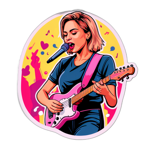 Sticker z Natalią Kukulską na koncercie